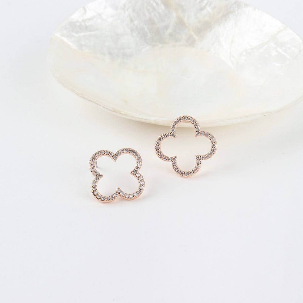 Large Four-leaf Clover Earrings